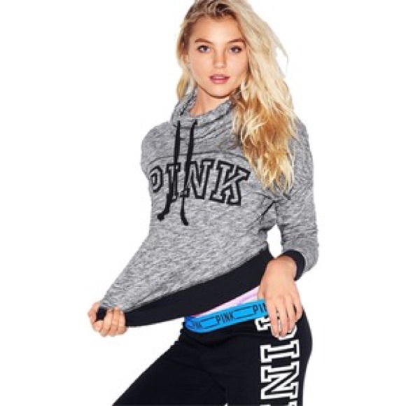 Love Pink Crowl Neck pullover hoodie