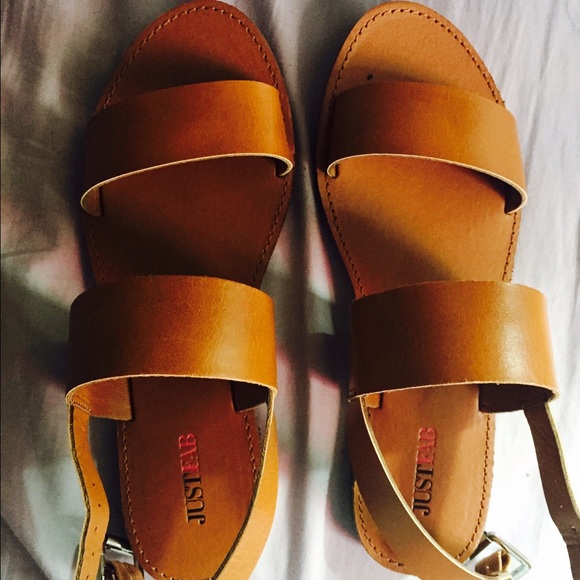 Brown strap sandals