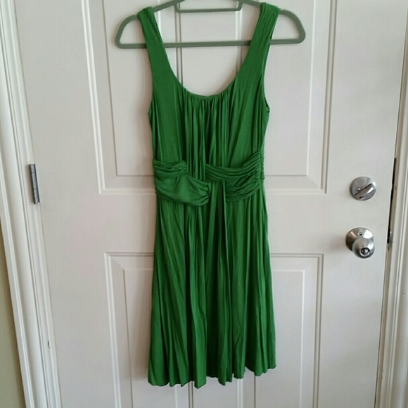 Green anthro dress