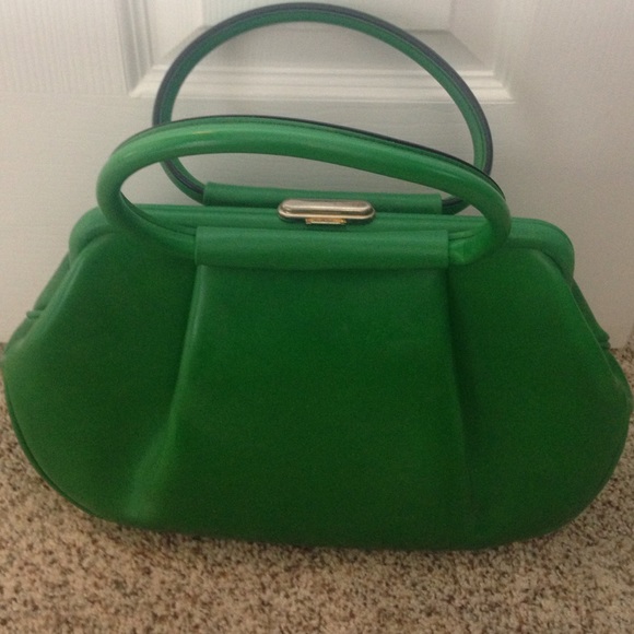 Vintage 1950's Green Purse