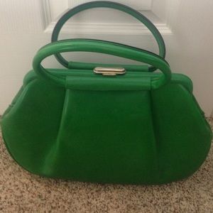 Vintage 1950's Green Purse