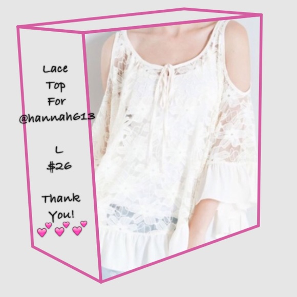 Tops - Lace top for @hannah613