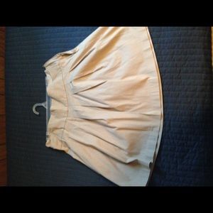 Old Navy khaki flare skirt