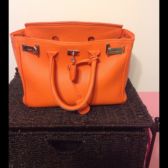Orange handbag