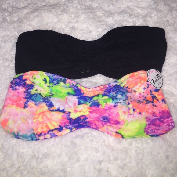 Pink VS Lace Bandeau Bundle