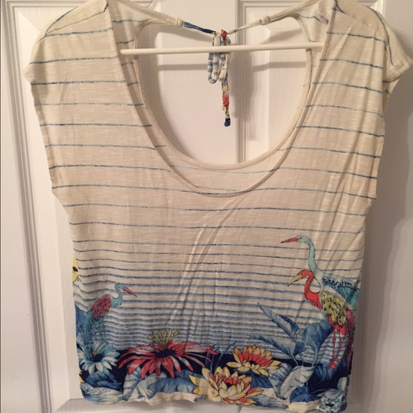 Summer tropical floral top - Picture 2 of 4