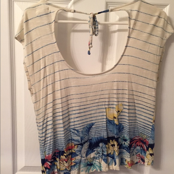 Summer tropical floral top - Picture 3 of 4