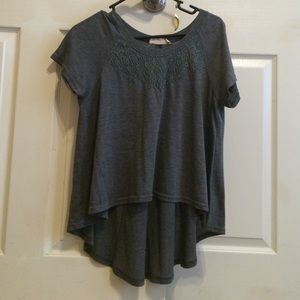 High-low shirt