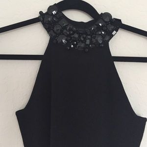 Jeweled neck gorgeous tank