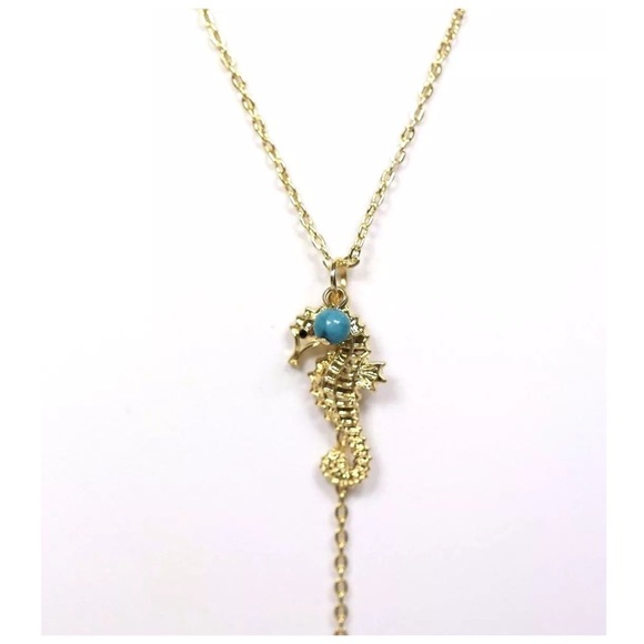 🎁 Long Seahorse Necklace - Picture 2 of 4