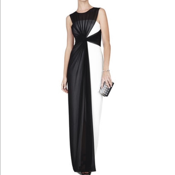 NINAH COLOR-BLOCKED GOWN