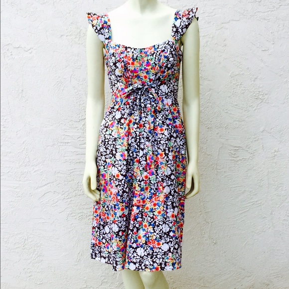 NWT NEW!! Zimmerman Floral Pintuck Dress