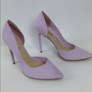 Light purple high heels