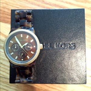 Michael Kors Jet Set Tortoise Shell Ladies Watch