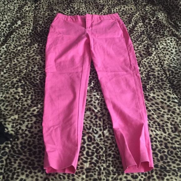 Pink trousers