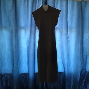 Khaki form fitting  dress