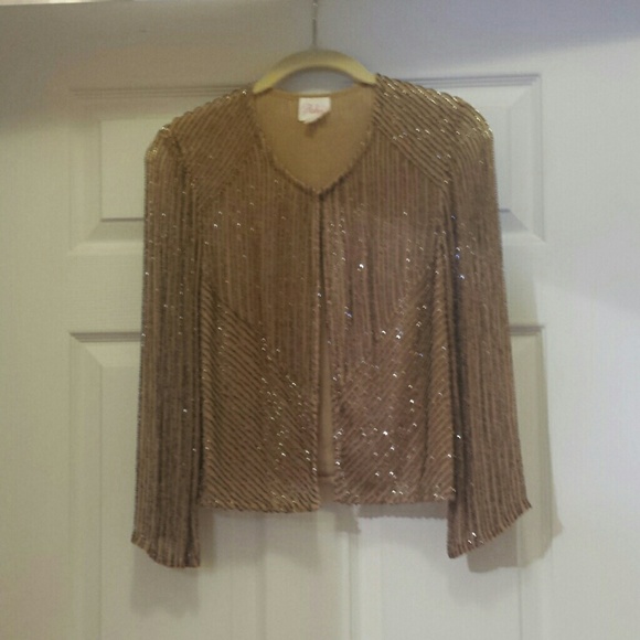 Cropped Parker Beaded Jacket