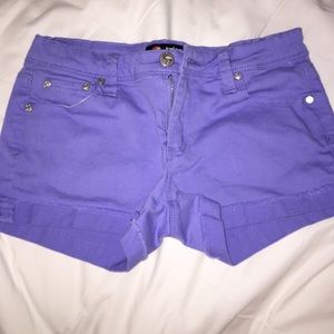 Lavender Jean shorts