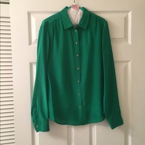 Banana Republic Green Silk!