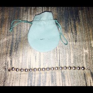 Tiffany & Co. Sterling Silver Beaded Bracelet.