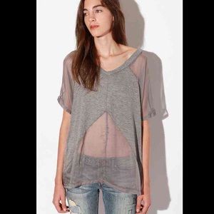 urban outfitters fabric block tee