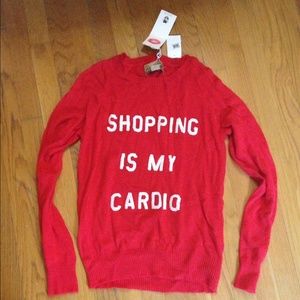 Wildfox sequined sweater Medium NWT