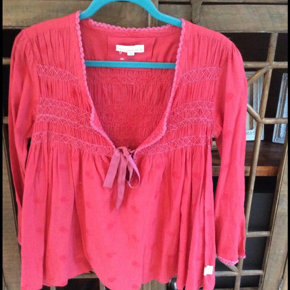 Odd Molly Uncorporated I Speak Heart Blouse