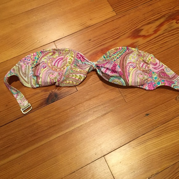 Strapless Victoria's Secret bathing suit top