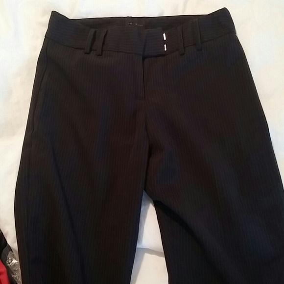 Black pin stripped dress pant