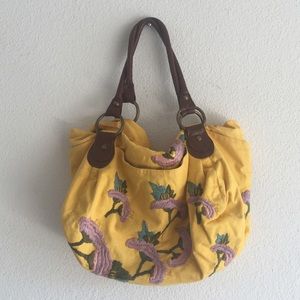 Anthropologie Embroidered purse