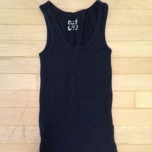 Old Navy Black Ribbed Tank