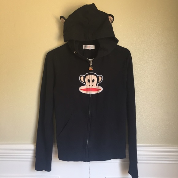 Paul Frank Zipped Hoodie with Ears
