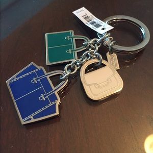 NWT Authentic Coach key chain.