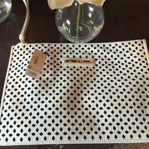 Black and White Envelope clutch by the Limited