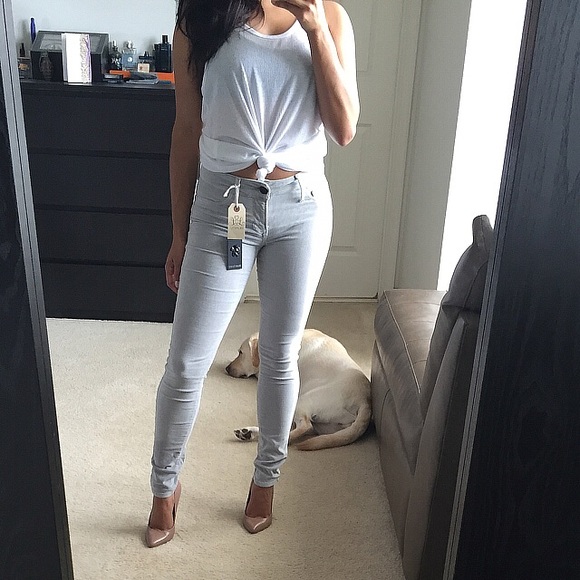 KEEPING❗️Black Orchid corduroy gray skinny jeans - Picture 2 of 4