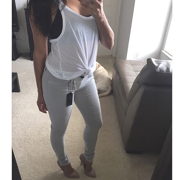 KEEPING❗️Black Orchid corduroy gray skinny jeans - Picture 3 of 4