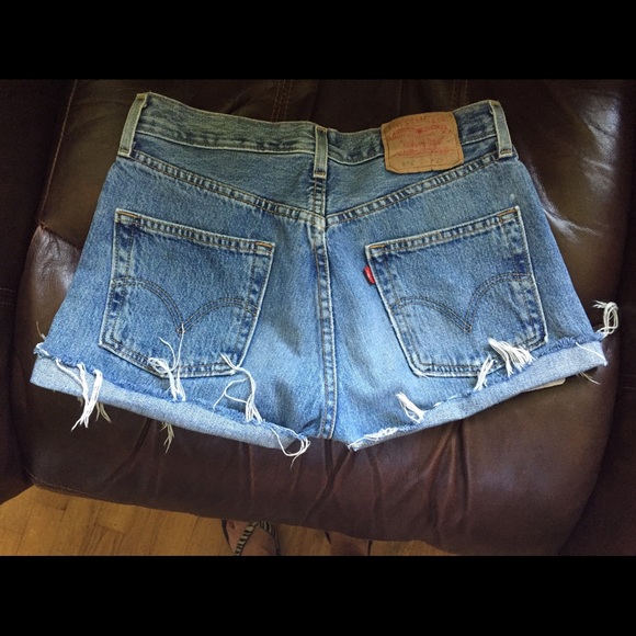 Levi's cut off shorts