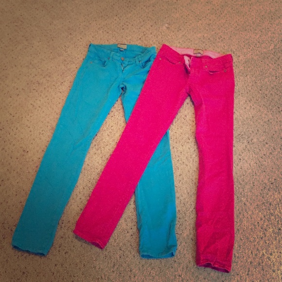 Two Paige jeans.