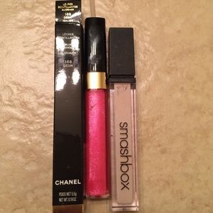 Chanel and smash box lip gloss