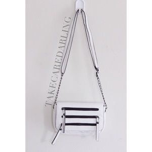 Xhilaration Triple Zipper Crossbody Handbag