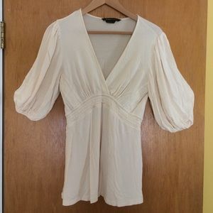 Cream top by BCBG