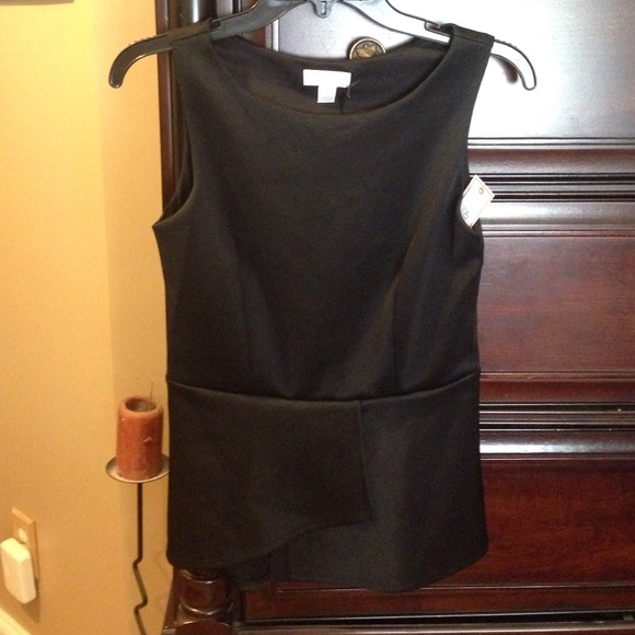 BISOU BISOU Peplum top black