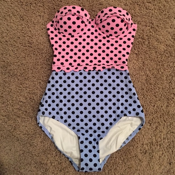 Topshop Other - Top Shop: Polka dot one piece
