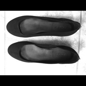 Black Suede J Crew flats