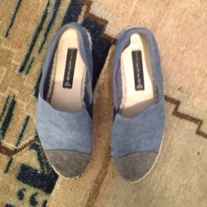 Steven by Steve Madden Chambray/Grey Espadrilles