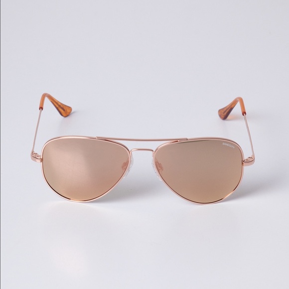 Randolph Engineering Accessories - Rose gold aviators