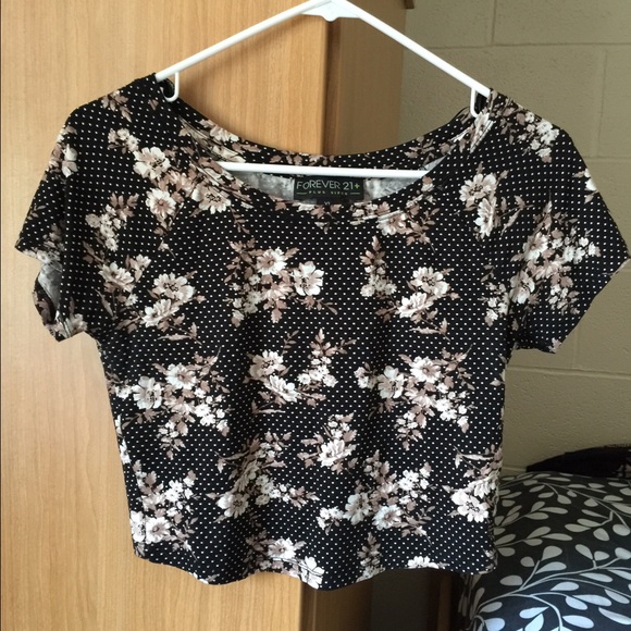 Floral crop top