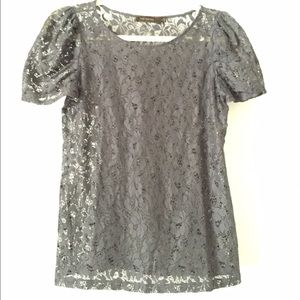 The Limited Lace shirt-gray