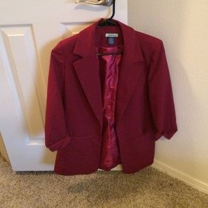 Red blazer