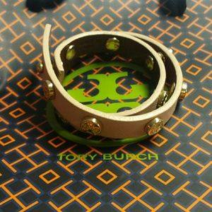 Tory Burch Leather Wrap Bracelet